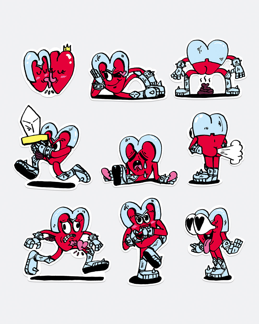The brave heart - Pack de Stickers