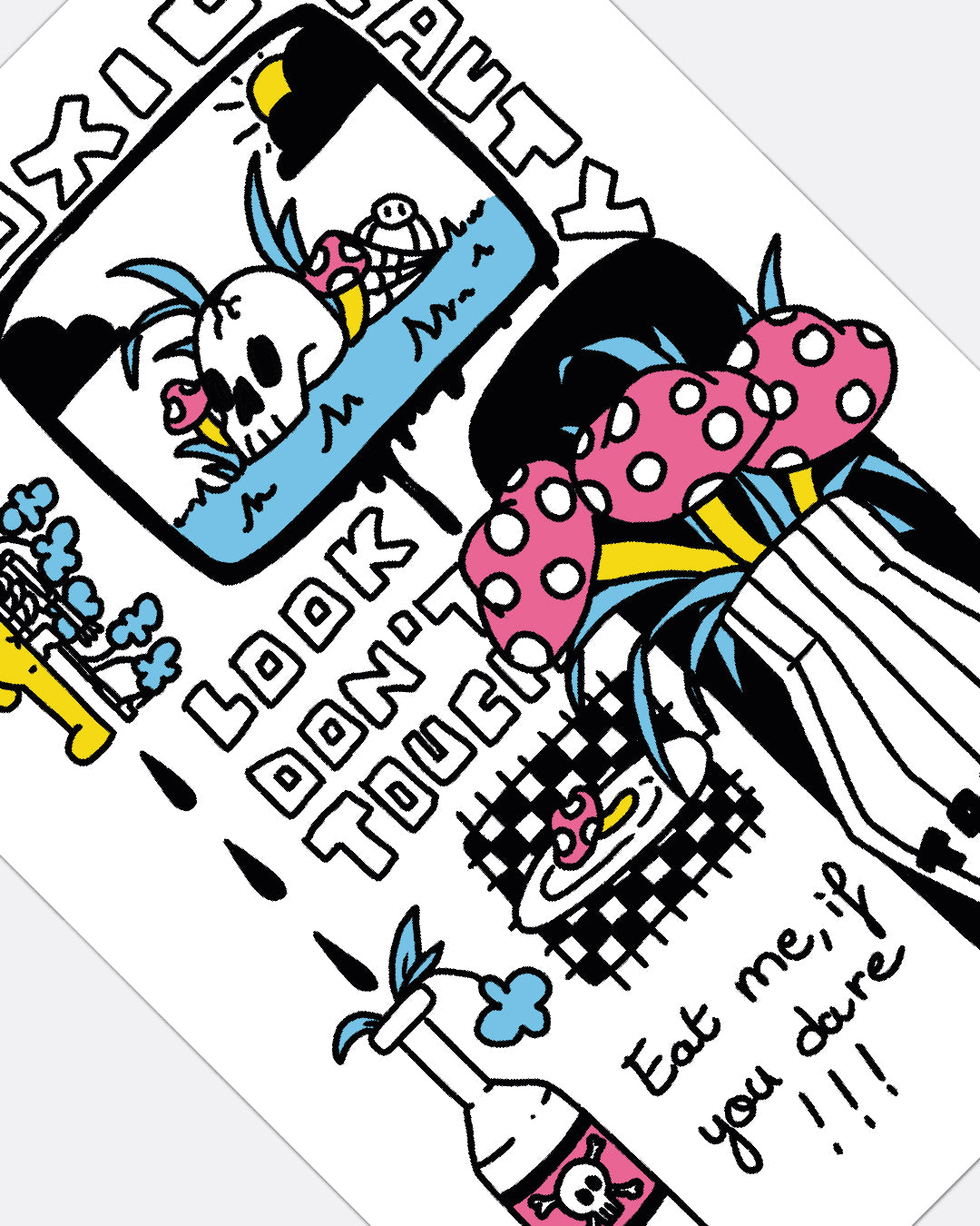 Le champignon toxique - Affiche A3