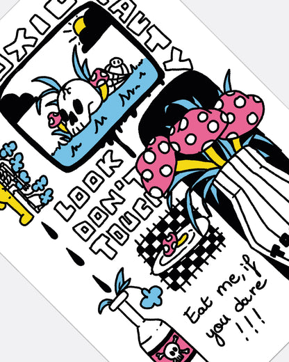 Le champignon toxique - Affiche A3