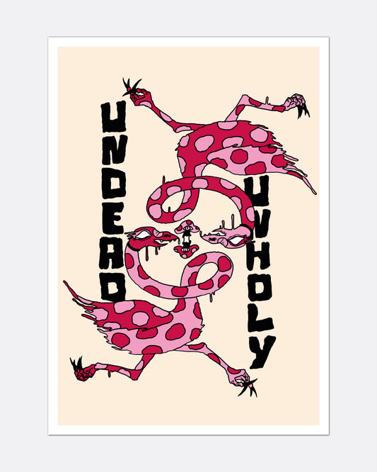 Le champignon zombie - Affiche A3