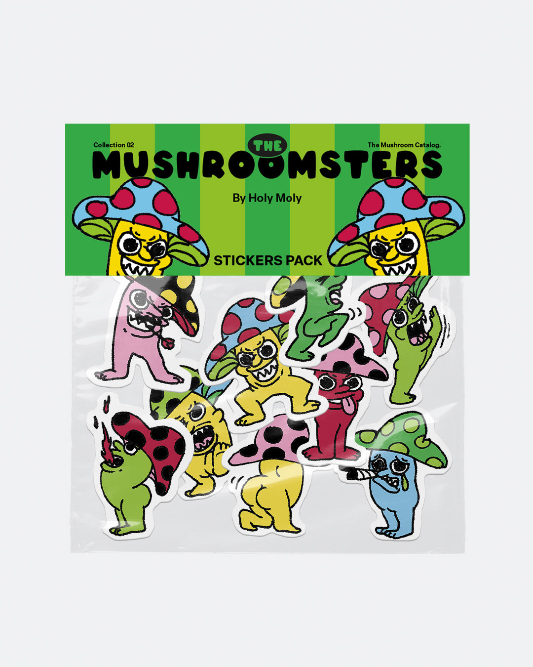 The Mushroomsters - Pack de Stickers