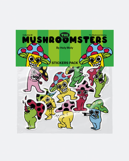 The Mushroomsters - Pack de Stickers