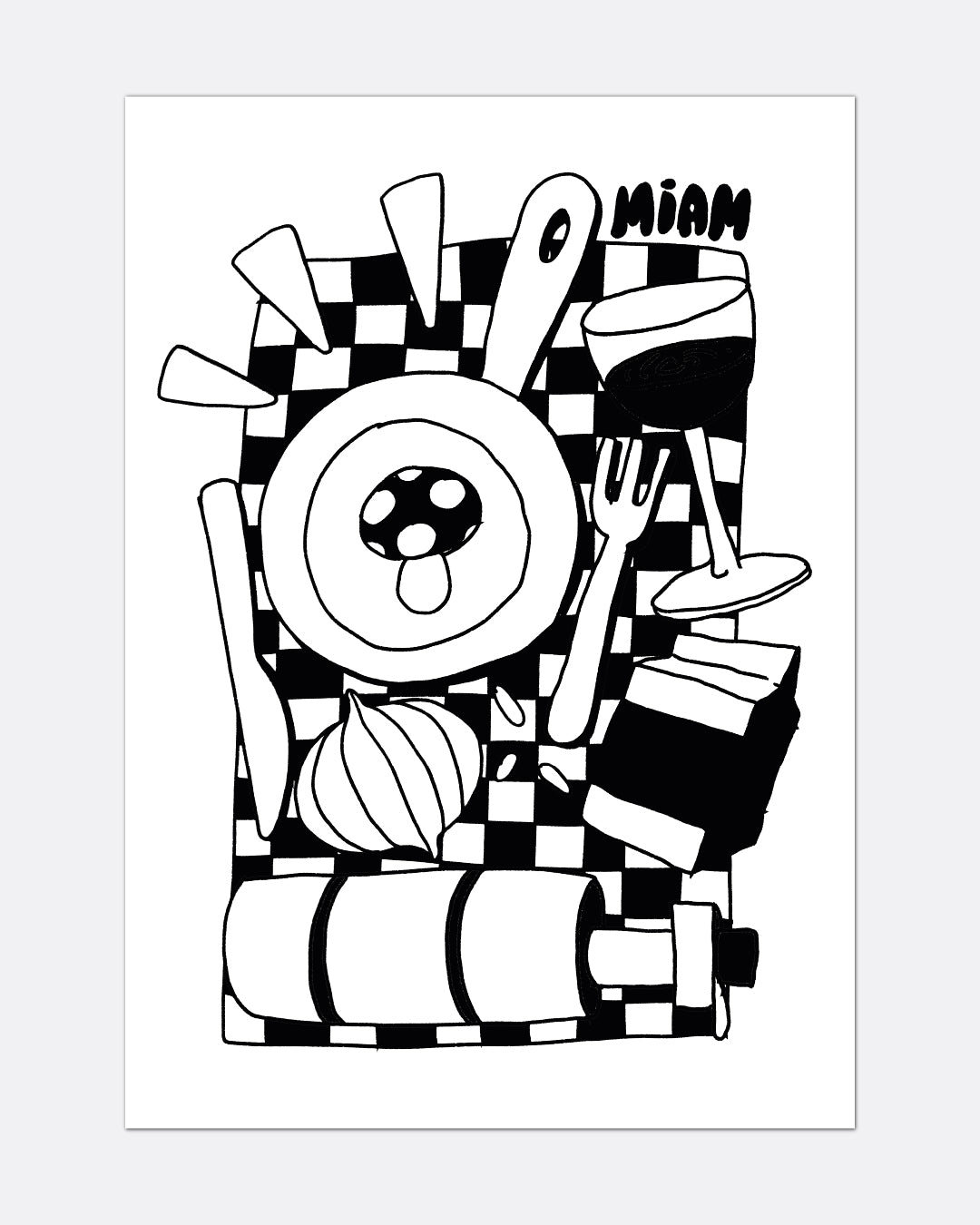 Miam - Affiche A3