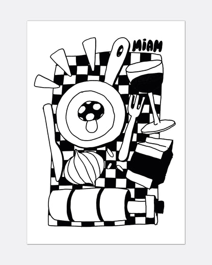 Miam - Affiche A3