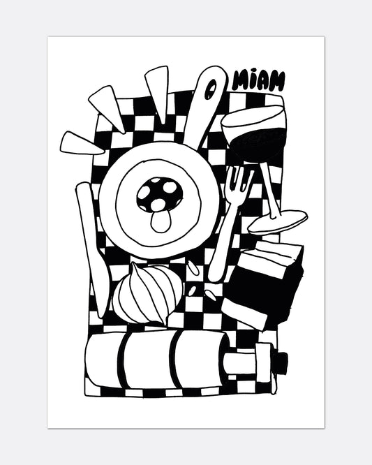 Miam - Affiche A3