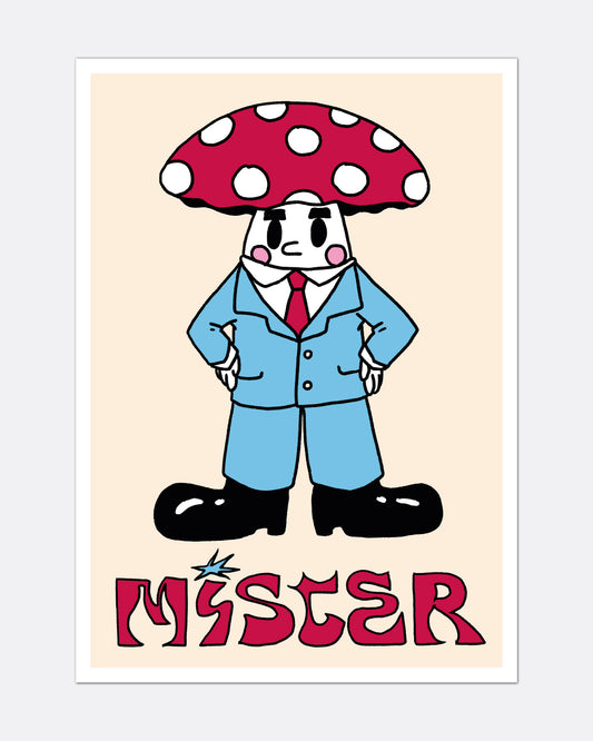 Mister Champignon - Affiche A3