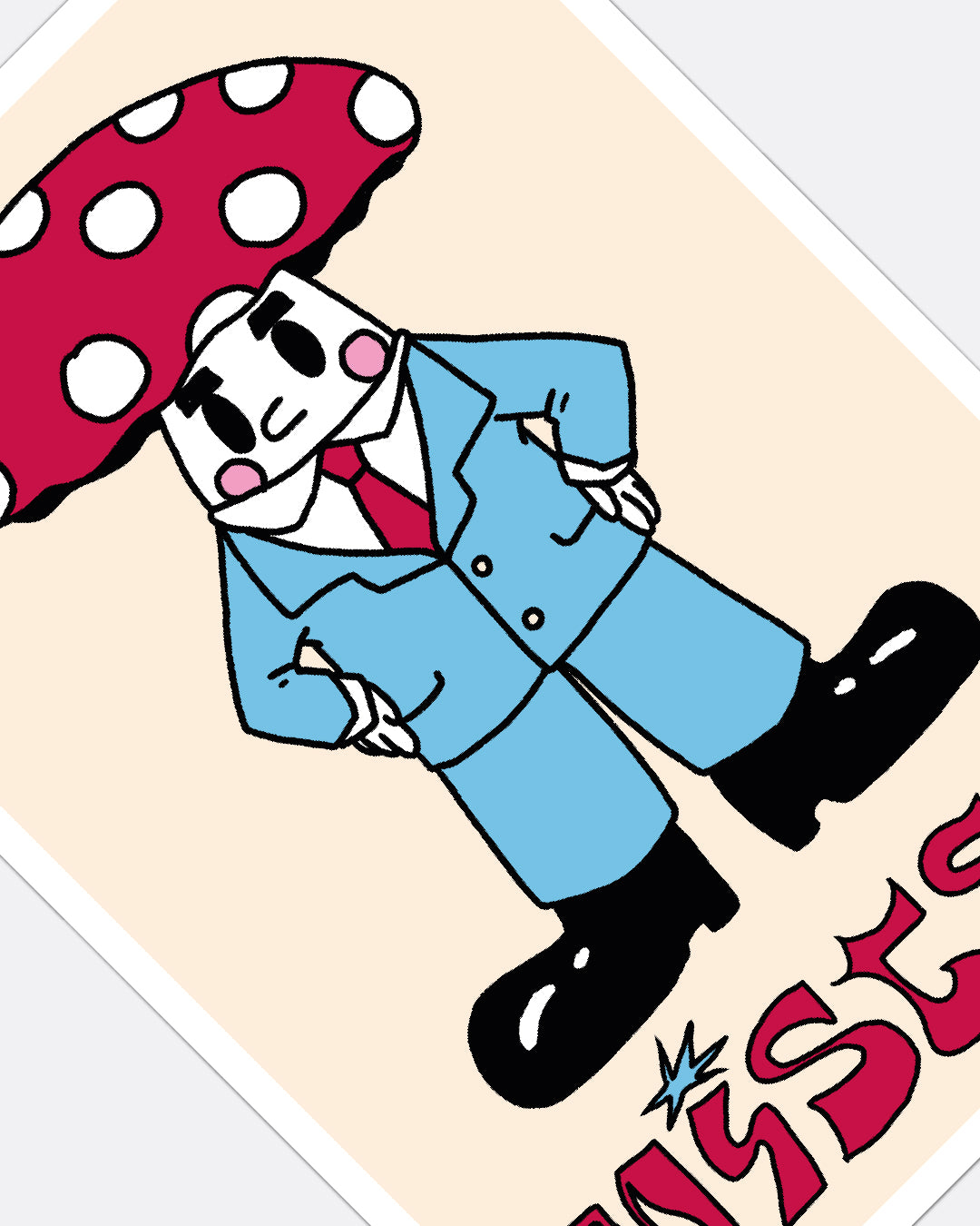 Mister Champignon - Affiche A3