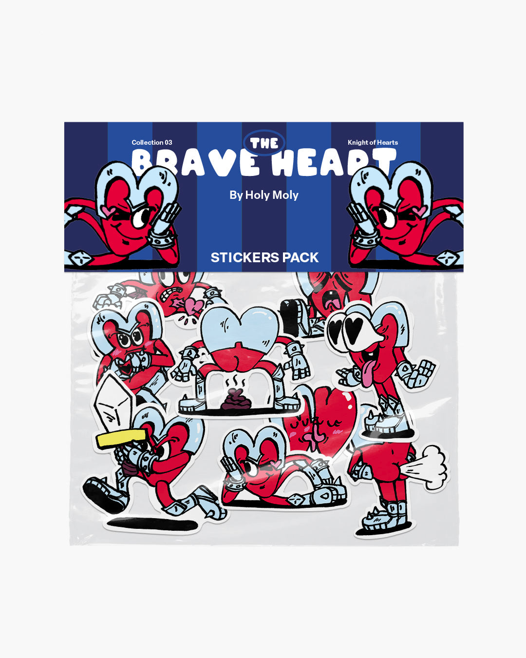 The brave heart - Pack de Stickers