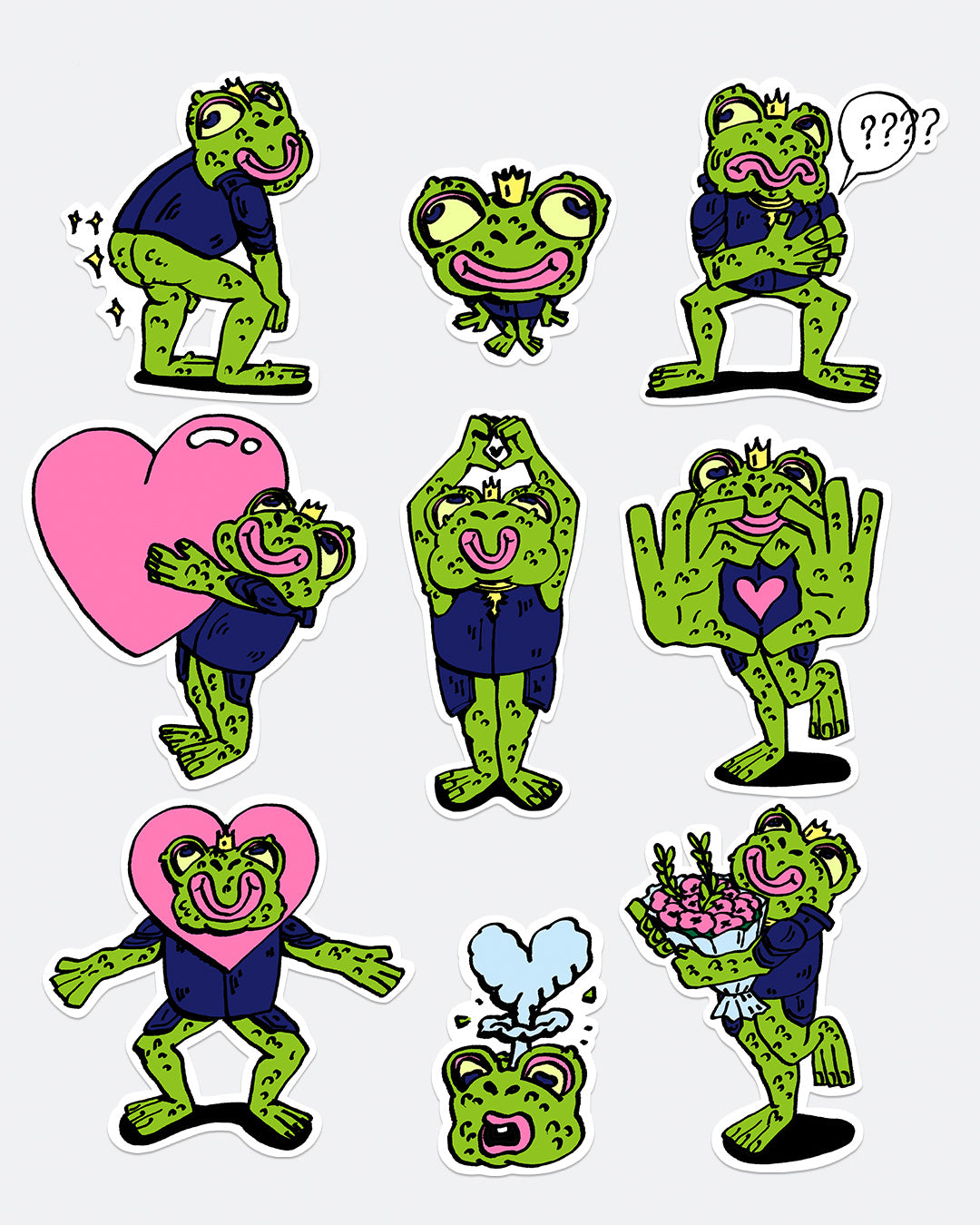 The unkissed hero - Pack de Stickers